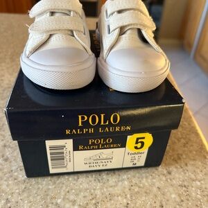 Polo by Ralph Lauren Kids White Sneakers